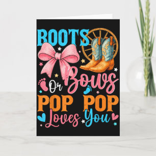 Laarzen Of Bogen P P Loves You Geslacht Reveal Fam Kaart
