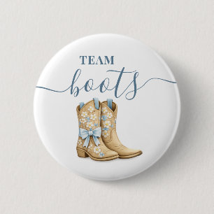 Laarzen of Strikers Geslacht Reveal Blauwe Team Jo Ronde Button 5,7 Cm