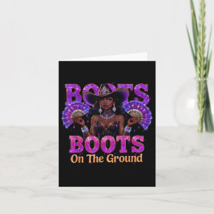 Laarzen op de grond Boot Cowboy Linedance Western Kaart