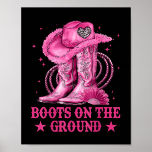 Laarzen op de grond Boot Cowboy Western Cowgirl Me Poster