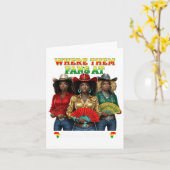 Laarzen Op De Grond Juneteenth Cowgirl Waar Die Kaart (Gele Bloem)