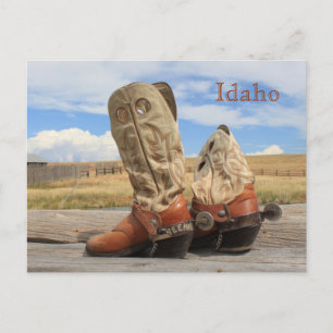 Laarzen uit Idaho Briefkaart