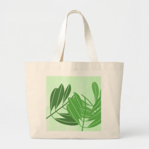 laat abstracte kunst na grote tote bag