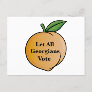 Laat alle Georgiërs stemmen Briefkaart
