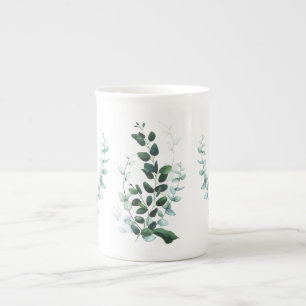 Laat alleen arty Botanical Bone China Mok over
