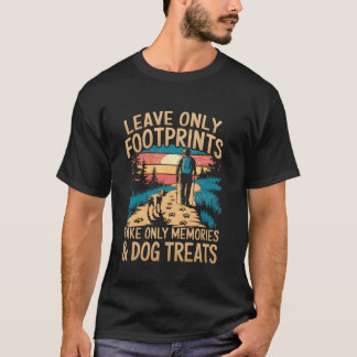 Laat Alleen Voetafdrukken Neem Alleen Herinneringe T-shirt