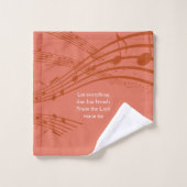 LAAT ALLES WAT HET Muziekmonogram BROKEN Bad Handdoek (Wasdoekje)