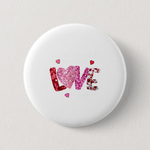 Laat alles wat je doet gedaan worden in liefde, Ch Ronde Button 5,7 Cm