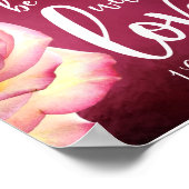 Laat alles wat je doet met liefde gedaan worden poster (Hoek)