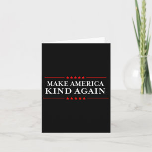 Laat Amerika opnieuw vriendelijk kiezen voor anti- Kaart