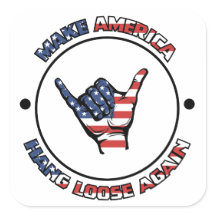 LAAT AMERIKA WEER LOS HANGEN STICKER
