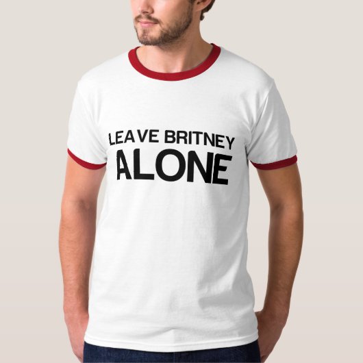 Laat Britney Alone T-shirt (Voorkant)