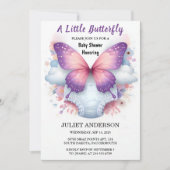 Laat Bug Boho Soft Glow Live Vlinder Baby Shower t Kaart (Voorkant)