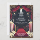 Laat Cinema Retro Movie Ticket Meest Populaire Bru Kaart (Voorkant)