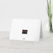 Laat daar de lichte menorah kaart van de Chanoeka (Achterkant)