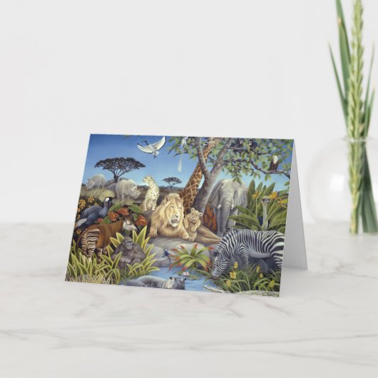 Laat daar Vrede ter wereld Zijn Feestdagen Kaart (Voorkant)