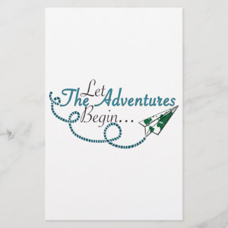 Laat de avonturen beginnen