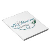 Laat de avonturen beginnen notitieblok (Schuin)