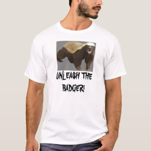 Laat de badger los t-shirt
