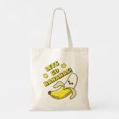 Laat de bananen los! tote bag (Achterkant)