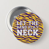 Laat de band spelen Neck LSU Pin - Gameday Button (Voorkant /achterkant)