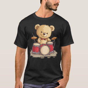 Laat de Beat los met deze Teddybeer T-shirt