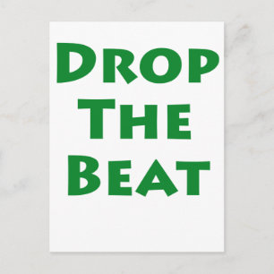 Laat de beat vallen briefkaart