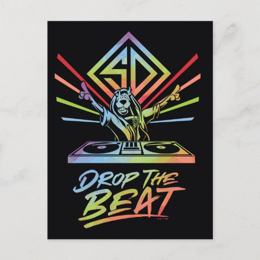 Laat de beat vallen: DJ Scooby-Doo Briefkaart (Voorkant)