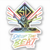 Laat de beat vallen: DJ Scooby-Doo Sticker (Voorkant)