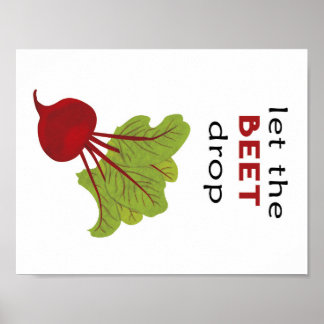 Laat de BEET vallen Poster