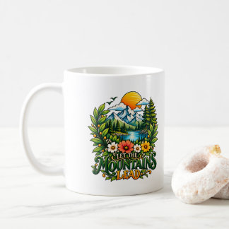 Laat De Bergen Leiden Minimalistische Natuur Berg Koffiemok