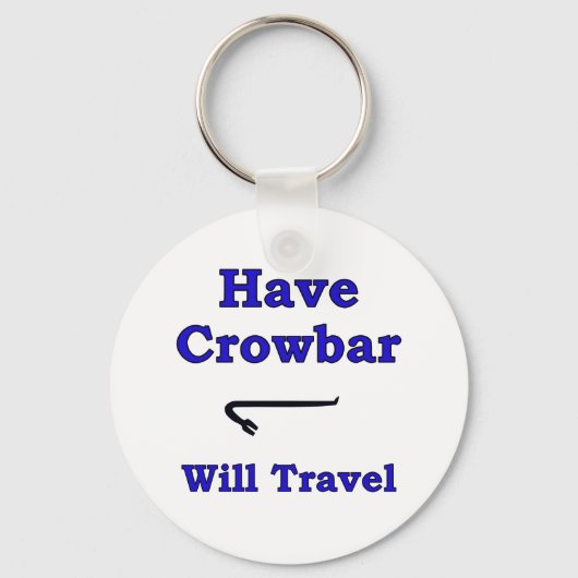 Laat de breekijzer reizen sleutelhanger (Voorkant)