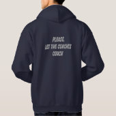 Laat de coaches de hoody van de Mannen coachen (Achterkant)