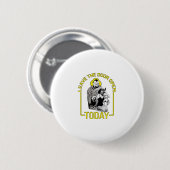 Laat De Deur Vandaag Open Ronde Button 5,7 Cm (Voorkant /achterkant)