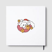 Laat de feestvreugde los - Schattigee hondenkerst Gastenboek (Achterkant)