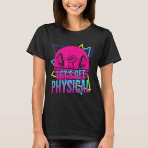 Laat de fitness van de fysieke gym fitness van de  t-shirt