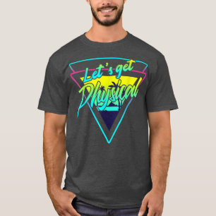 Laat de fitness van de fysieke gym fitness van de t-shirt