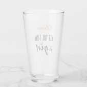 Laat de fun-gin gepersonaliseerd glas (Achterkant)