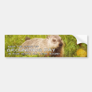 Laat de geest van de voethog-bumpersticker in stan bumpersticker