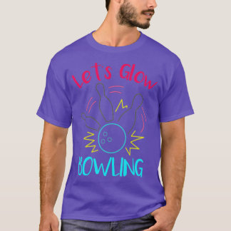 Laat de gloed van de gloed in de donkere neon part t-shirt