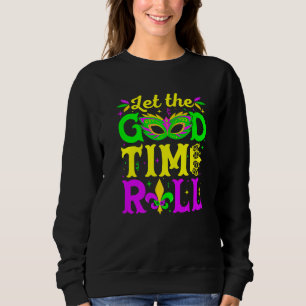 Laat de goede mardi gras Times Roll Carnival Costu Trui