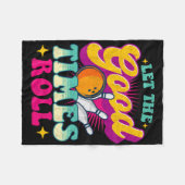 Laat de goede tijden rollen - Bowling Bowler Fleece Deken (Voorkant (Horizontaal))