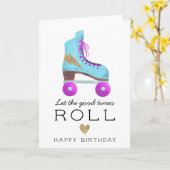 Laat de goede tijden rollen Schattigee Roller Scha Kaart (Gele Bloem)