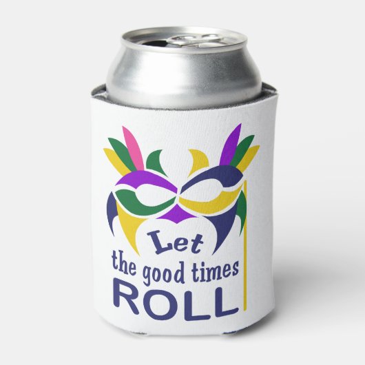 Laat de Good Times Roll Blikjeskoeler (Blikje Voorkant)