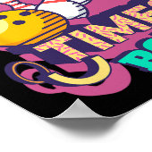 Laat de Good Times Roll Bowling Shirten grappige B Poster (Hoek)
