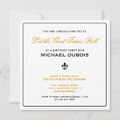 Laat de Good Times Roll Party maar komen Kaart (Achterkant)