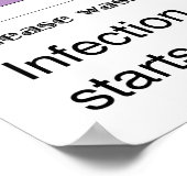 Laat de hand het Spreken poster doen (Hoek)