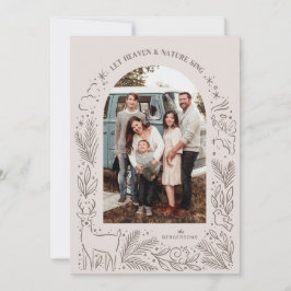 Laat de Hemel en de Natuur Zingen Feestdagenkaart