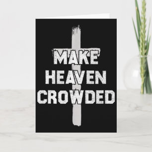 Laat de hemel vol mensen zijn Jezus Bijbel Chri Kaart