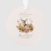 Laat de herfst gaan ornament (achterkant)